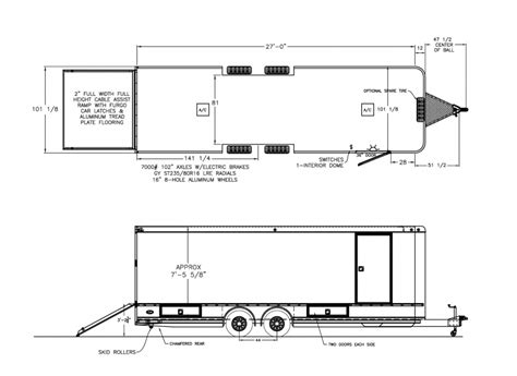 enclosed cargo trailer thickness